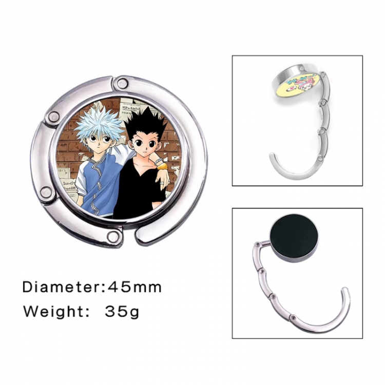 HunterXHunter Anime folding bag hanger table edge bag hook 45mm