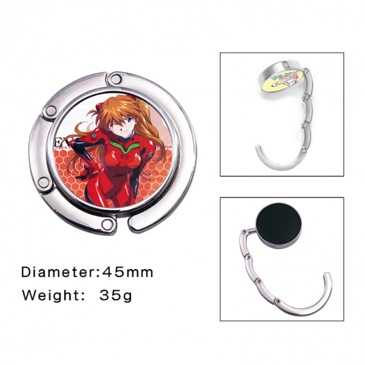 EVA  Anime folding bag hanger table edge bag hook 45mm