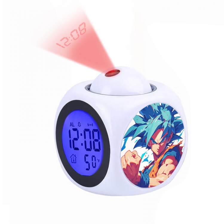 DRAGON BALL Anime projection alarm clock electronic clock 8x8x10cm