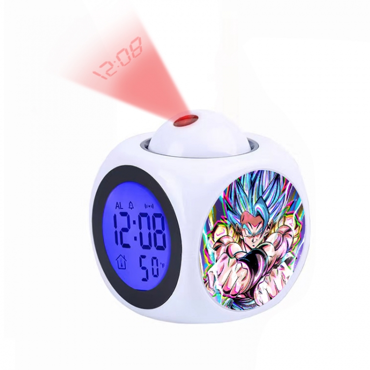DRAGON BALL Anime projection alarm clock electronic clock 8x8x10cm