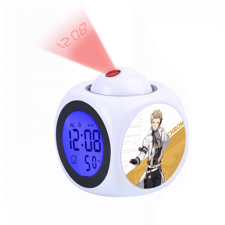 Zhan Shuang Pamish Anime projection alarm clock electronic clock 8x8x10cm