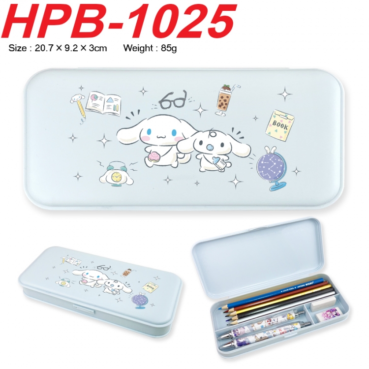 sanrio Anime peripheral square UV printed PE material stationery box 20.7X9.2X3CM