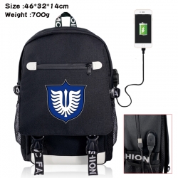 Berserk canvas USB backpack ca...