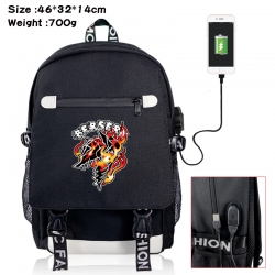 Berserk canvas USB backpack ca...