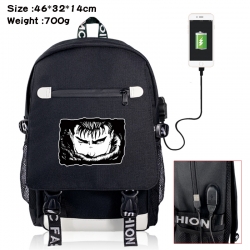 Berserk canvas USB backpack ca...