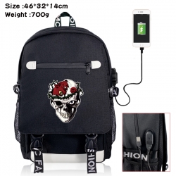 Berserk canvas USB backpack ca...