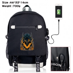 Berserk canvas USB backpack ca...