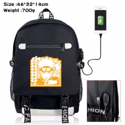 Naruto canvas USB backpack car...