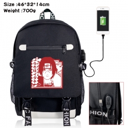 Naruto canvas USB backpack car...