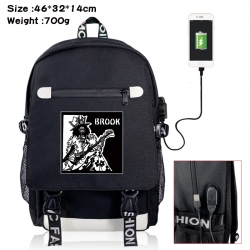 One Piece canvas USB backpack ...