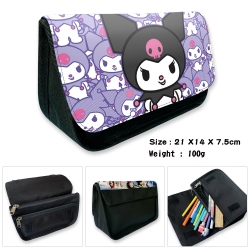 sanrio Anime Velcro canvas zip...