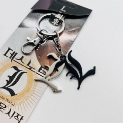 Death note Anime peripheral 2 pendant keychains  price for 5 pcs style A