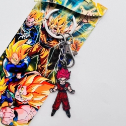 DRAGON BALL Anime peripheral large colored character keychain  price for 5 pcs