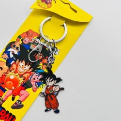 DRAGON BALL Anime peripheral large colored character keychain  price for 5 pcs