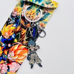 DRAGON BALL Anime peripheral large colored character keychain  price for 5 pcs