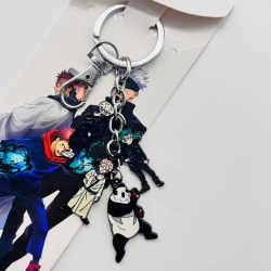 Jujutsu Kaisen Anime character 4 pendant metal keychain backpack pendant style B