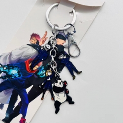 Jujutsu Kaisen Anime character 4 pendant metal keychain backpack pendant style A