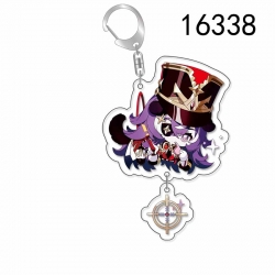 Genshin Impact  Anime acrylic Pendant Key Chain  price for 5 pcs