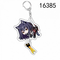 Arknights Anime acrylic Pendant Key Chain  price for 5 pcs