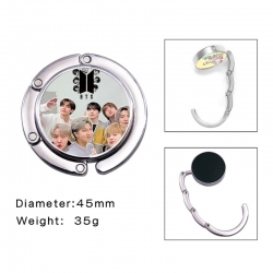 BTS Anime folding bag hanger t...