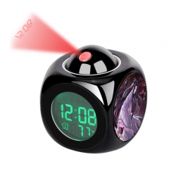 The wizard of the de Anime projection alarm clock electronic clock 8x8x10cm