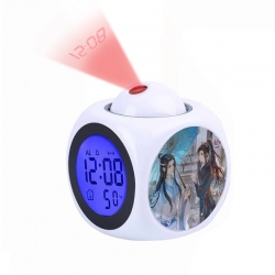 The wizard of the de Anime projection alarm clock electronic clock 8x8x10cm