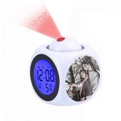 The wizard of the de Anime projection alarm clock electronic clock 8x8x10cm