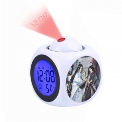 The wizard of the de Anime projection alarm clock electronic clock 8x8x10cm