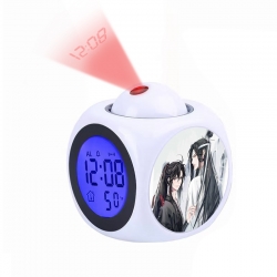 The wizard of the de Anime projection alarm clock electronic clock 8x8x10cm