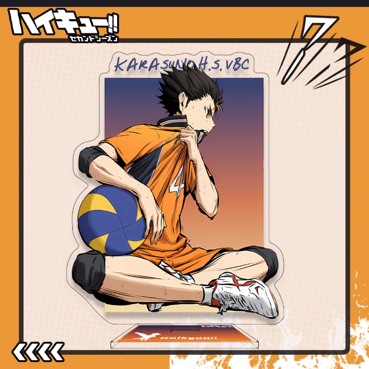 Haikyuu!! Anime characters acrylic Standing Plates Keychain 16cm