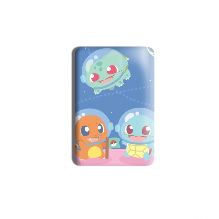 Pokemon Anime square tinplate badge chest badge 40X60CM price for 5 pcs