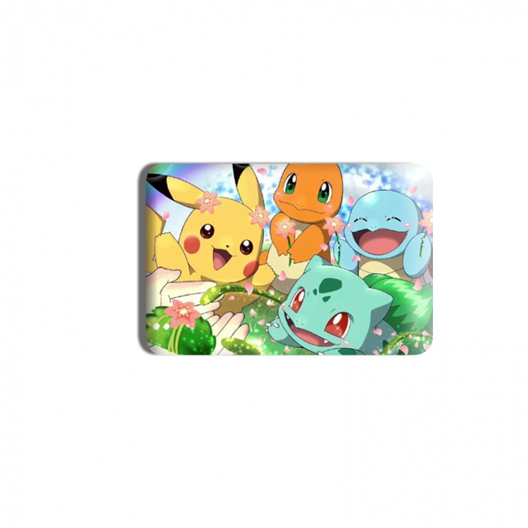 Pokemon Anime square tinplate badge chest badge 40X60CM price for 5 pcs
