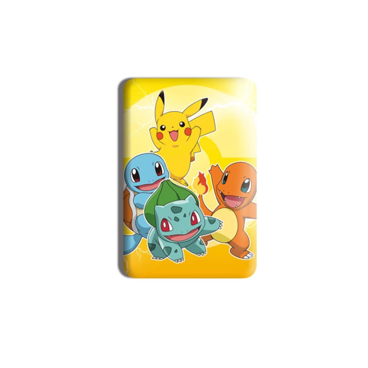 Pokemon Anime square tinplate badge chest badge 40X60CM price for 5 pcs