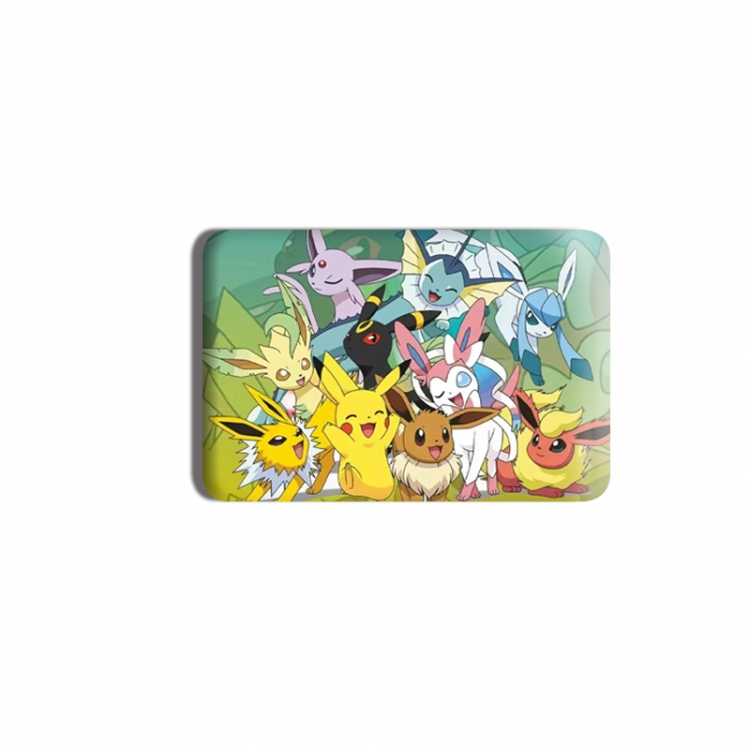 Pokemon Anime square tinplate badge chest badge 40X60CM price for 5 pcs