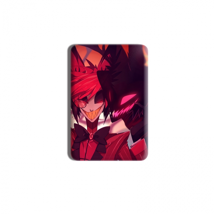 Hazbin Hotel Anime square tinplate badge chest badge 40X60CM price for 5 pcs