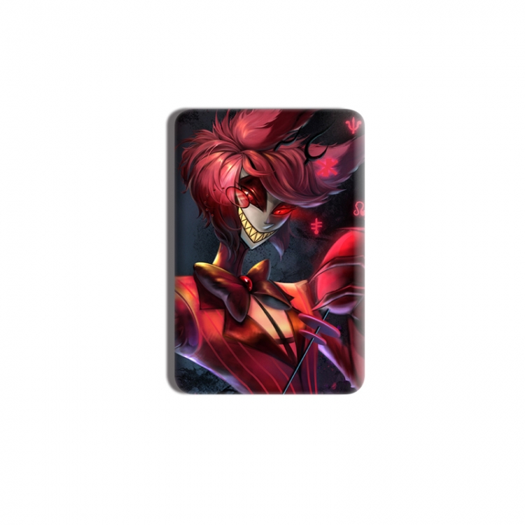 Hazbin Hotel Anime square tinplate badge chest badge 40X60CM price for 5 pcs