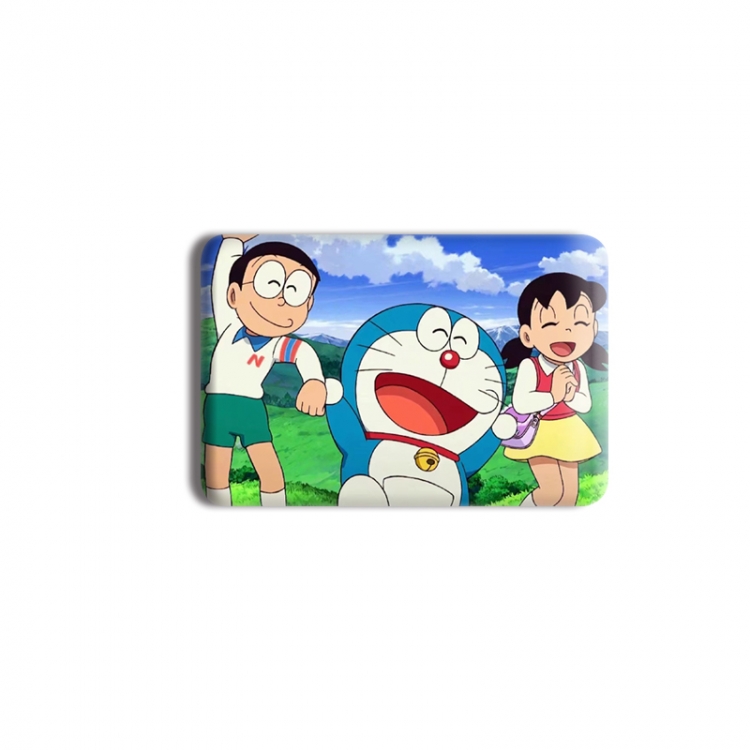 Doraemon Anime square tinplate badge chest badge 40X60CM price for 5 pcs