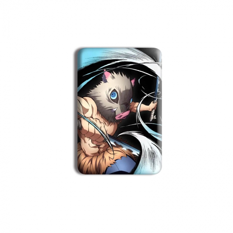 Demon Slayer Kimets Anime square tinplate badge chest badge 40X60CM price for 5 pcs