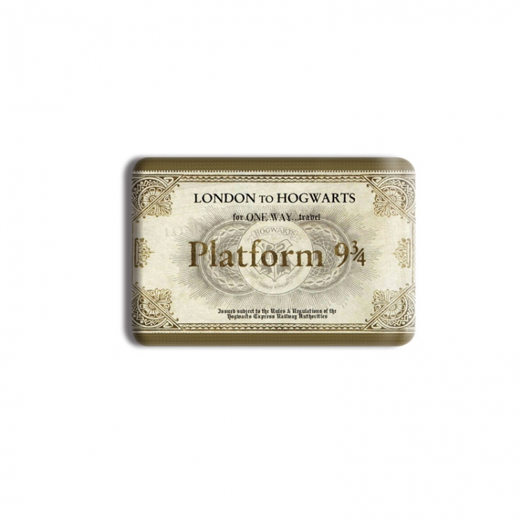 Harry Potter Anime square tinplate badge chest badge 40X60CM price for 5 pcs