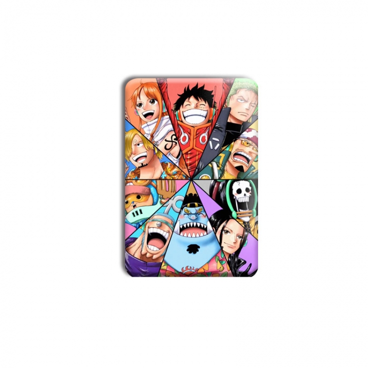 One Piece Anime square tinplate badge chest badge 40X60CM price for 5 pcs