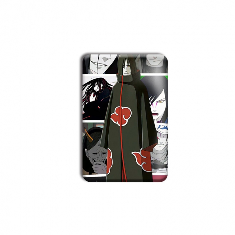 Naruto Anime square tinplate badge chest badge 40X60CM price for 5 pcs