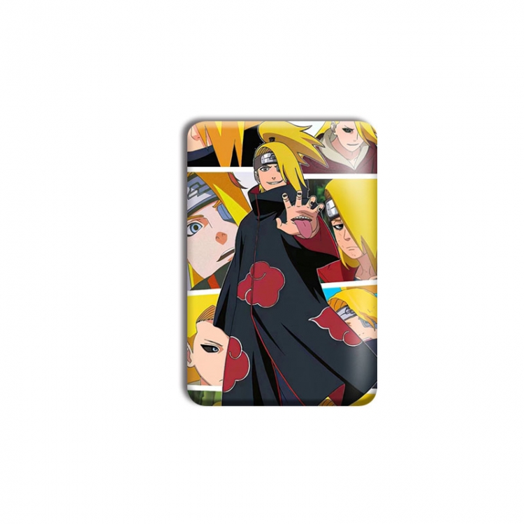 Naruto Anime square tinplate badge chest badge 40X60CM price for 5 pcs