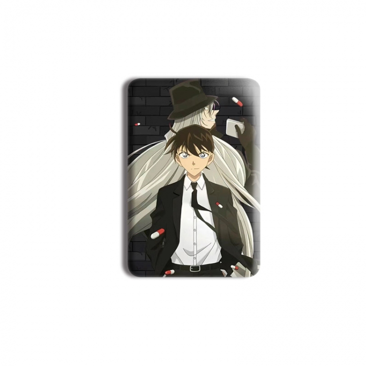 Detective conan Anime square tinplate badge chest badge 40X60CM price for 5 pcs