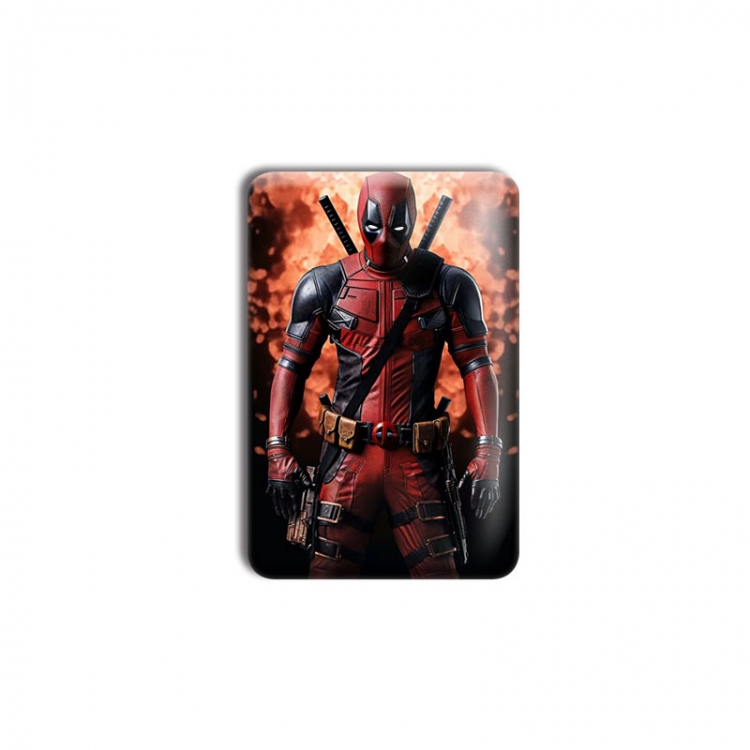 Deadpool Anime square tinplate badge chest badge 40X60CM price for 5 pcs