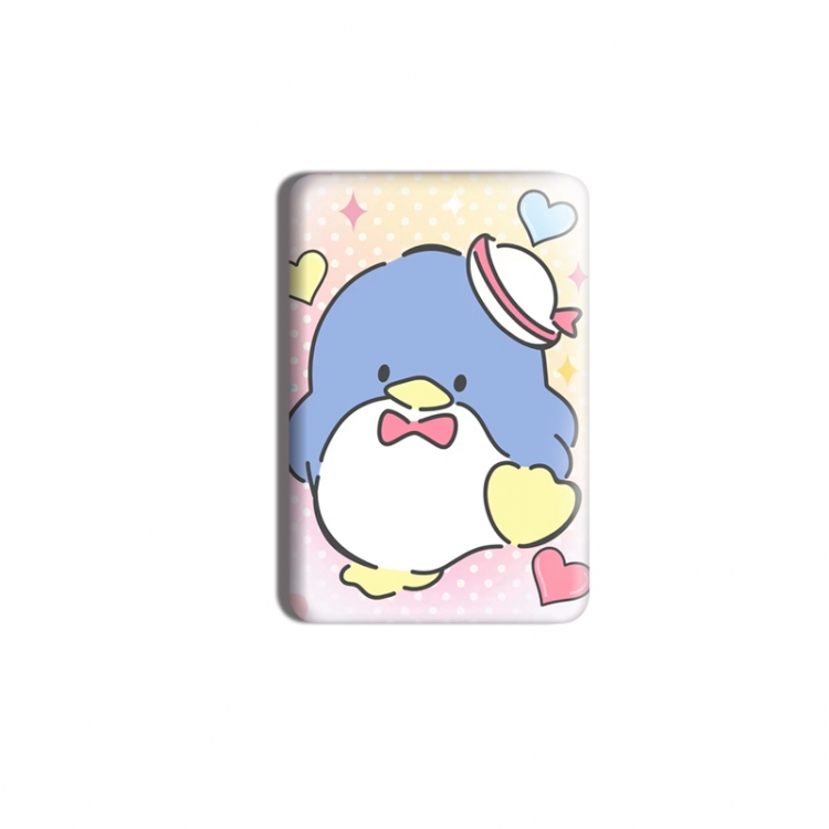 sanrio Anime square tinplate badge chest badge 4X6CM price for 5 pcs