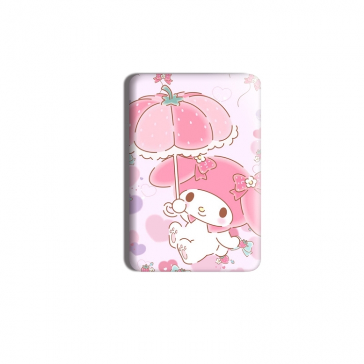 sanrio Anime square tinplate badge chest badge 4X6CM price for 5 pcs