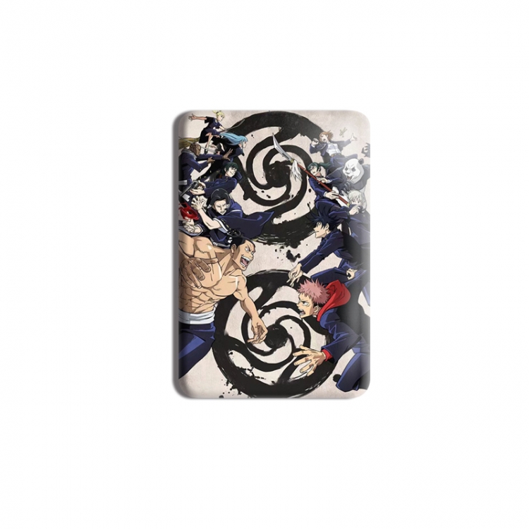 Jujutsu Kaisen Anime square tinplate badge chest badge 4X6CM price for 5 pcs