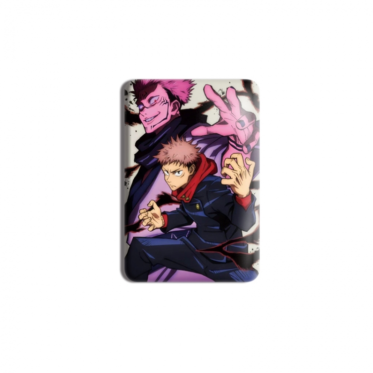 Jujutsu Kaisen Anime square tinplate badge chest badge 4X6CM price for 5 pcs
