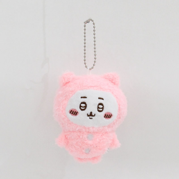 Self deprecating bear Woolen PP cotton plush doll toy pendant 10x9x6cm
