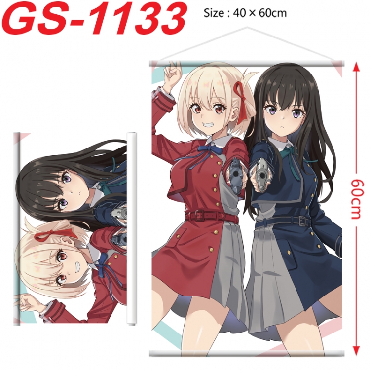 Lycoris Recoil Anime digital printed pole style hanging picture Wall Scroll 40x60cm
